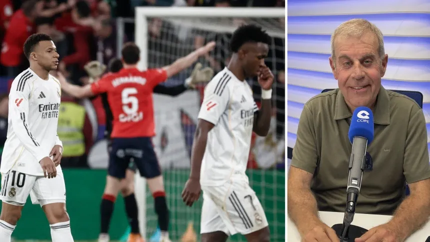 Tomás Guasch, muy crítico con la derrota del Real Madrid ante Osasuna