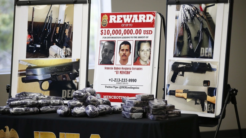 Conferencia de prensa en la oficina de la DEA en San Diego