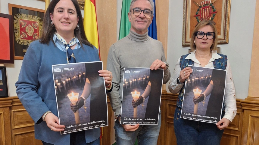 Bailén blinda su Semana Santa con una medida pionera contra la cera de los cirios