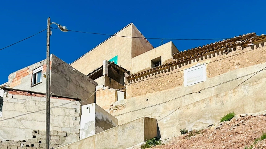 Viviendas que van a ser derribas y/o modificadas en los barrios altos de Lorca