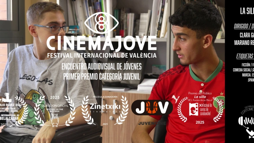 El cortometraje lorquino “La silla”, seleccionado en el San Luis Obispo International Film Festival, certamen calificador para los Premios Oscar.