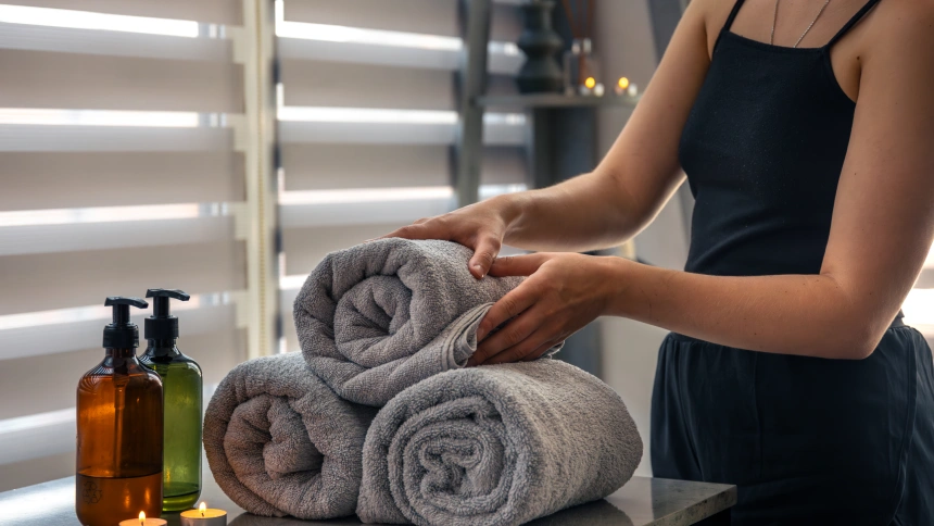 La suavidad de las toallas depende del producto que utilices para lavarlas