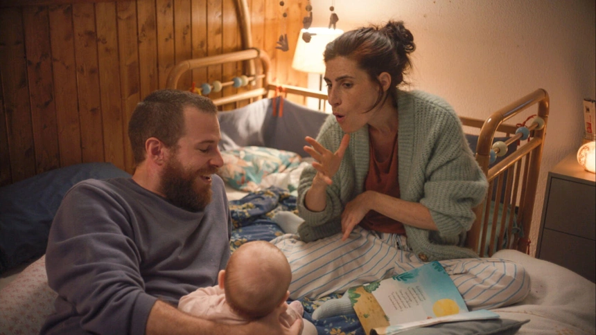 3D34JD4 Deaf (Spanish: Sorda) is a 2025 Spanish drama film written and directed by Eva Libertad, a continuation of the 2023 Goya Award-nominated short film of the same name co-directed by Eva Libertad, that starred the sister of Eva Libertad, Miriam Garlo. This feature length film also stars deaf actress Miriam Garlo along with Alvaro Cervantes, Elena Irureta, and Joaquin Notario. It follows Angela, a deaf woman, who is expecting a child with her hearing partner, Hector