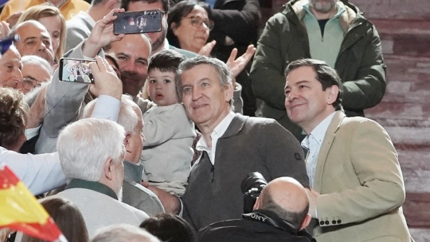 Feijóo y Mañueco en Ávila