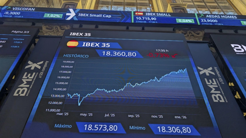 La bolsa española en imagen de archivo