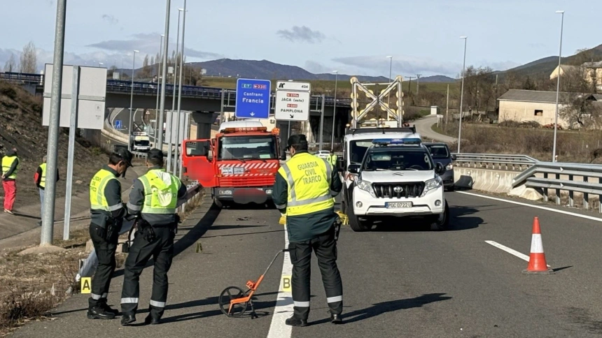 El suceso ocurrió en la autovía Jaca- Sabiñánigo