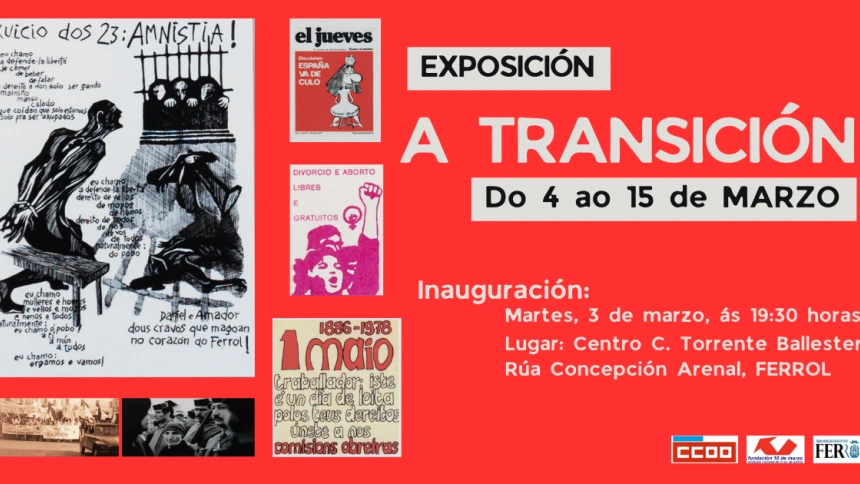 La muestra viene de la mano del sindicato CCOO y la Fundación 10 de Marzo