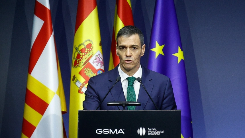 El presidente del Gobierno, Pedro Sánchez