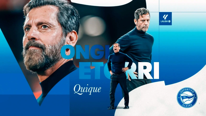 El Deportivo Alavés anuncia la contratación de Quique Sánchez Flores para el primer equipo