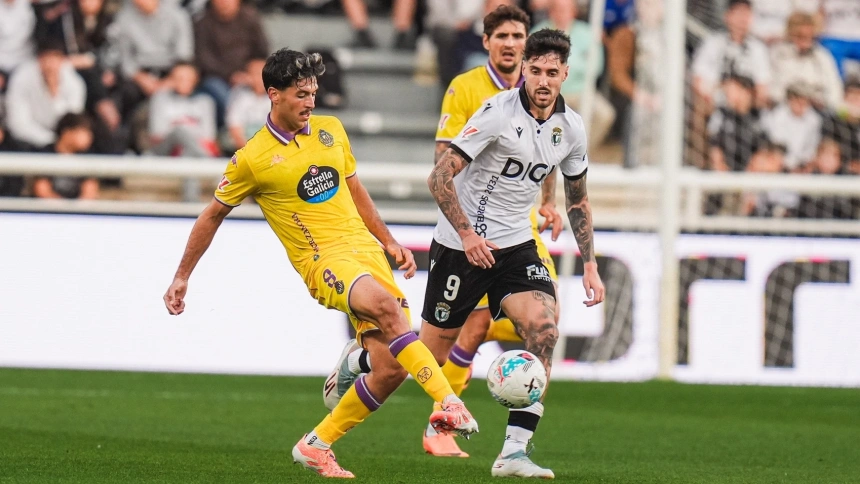 Imagen del Burgos - Valladolid de la primera vuelta.