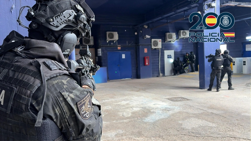 Simulacro de incidente crítico en el Estadio Ciutat de València