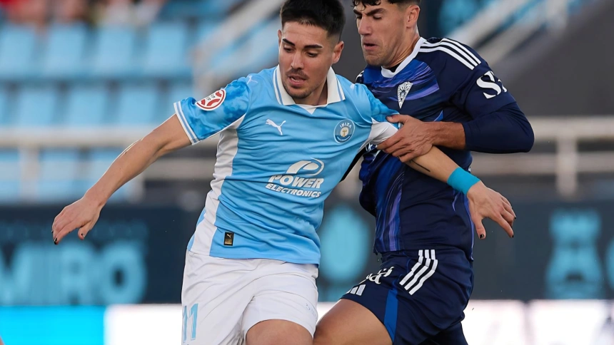 Imagen del partido ante el Marbella