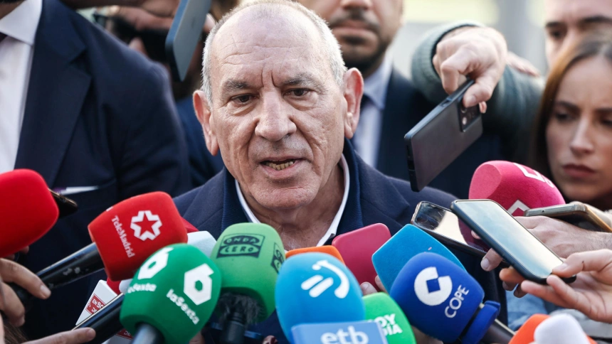 El exDAO de la Policía a la salía del Juzgado de Violencia sobre la Mujer número 8 de Madrid