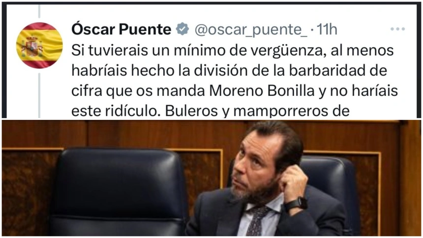 Óscar Puente carga contra la prensa de Málaga por hacerse eco de las pérdidas millonarias que calcula el sector turístico por la desconexión en la alta velocidad