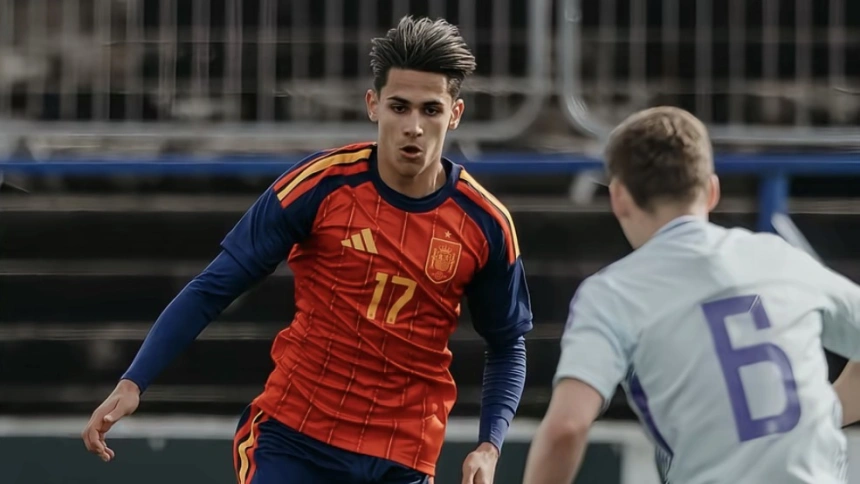 Marc Martínez, jugador del Juvenil A del Valencia CF