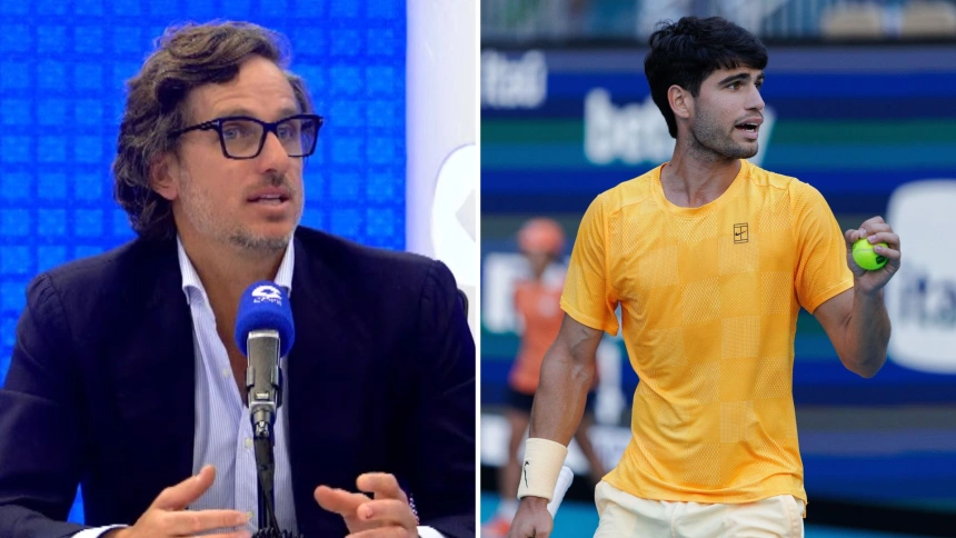 Feliciano López y Carlos Alcaraz