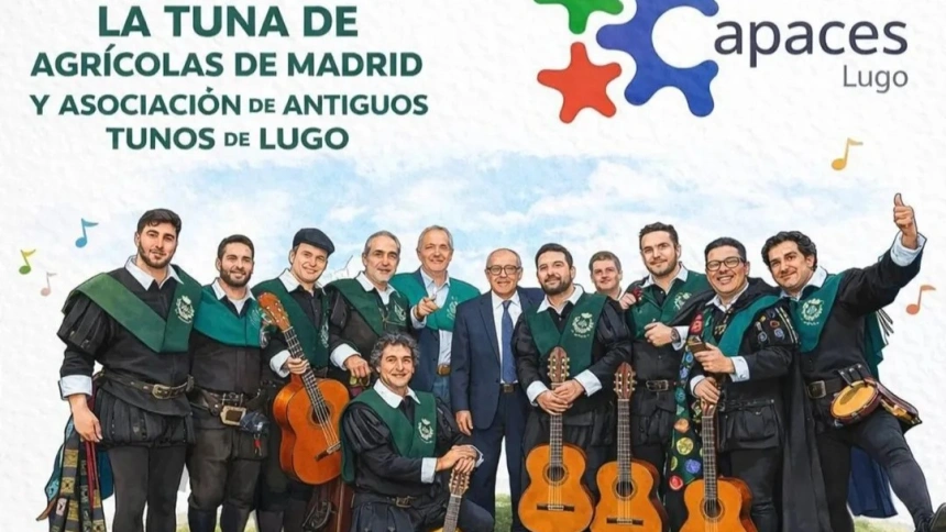 Cartel gala solidaria de Capaces Lugo