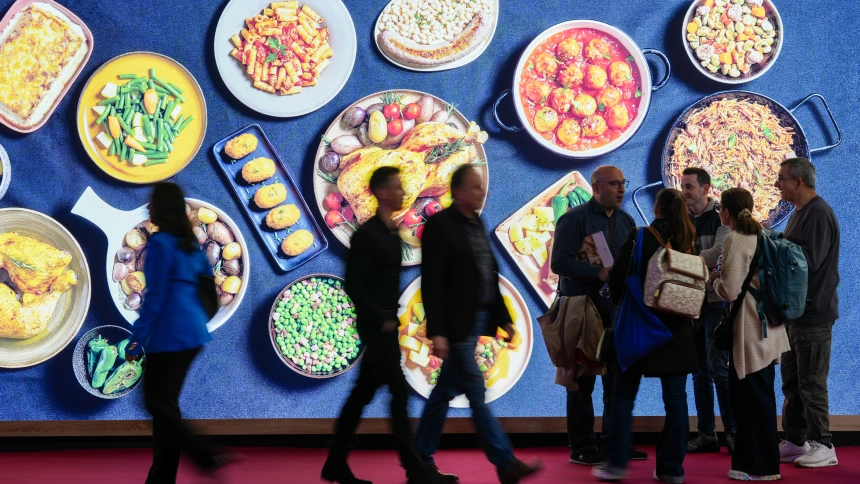 Visitantes del salón de la Alimentaria