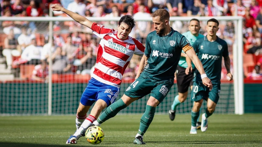 Imagen del partido del sábado en Granada