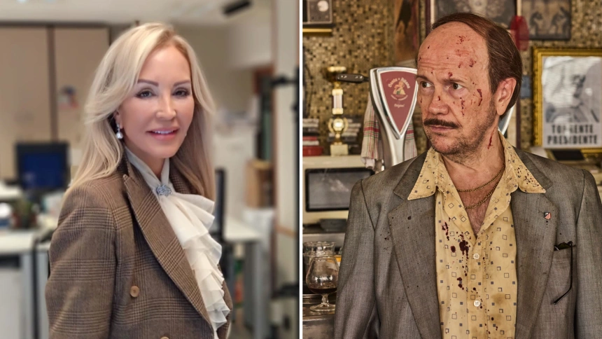 Carmen Lomana y Torrente en un collage recurso