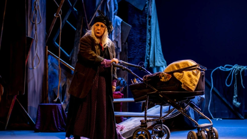 Actuación de Luma Gómez no seu último espectáculo