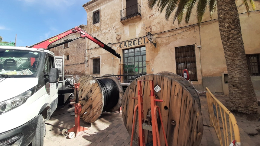 Fachada de la Cárcel de Lorca, que será rehabilitada y convertida en sede de la Escuela de Idiomas
