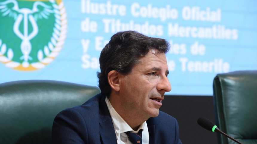 El economista Rubén Gimeno Frechel, Secretario Técnico del REAF del Consejo General de Economistas