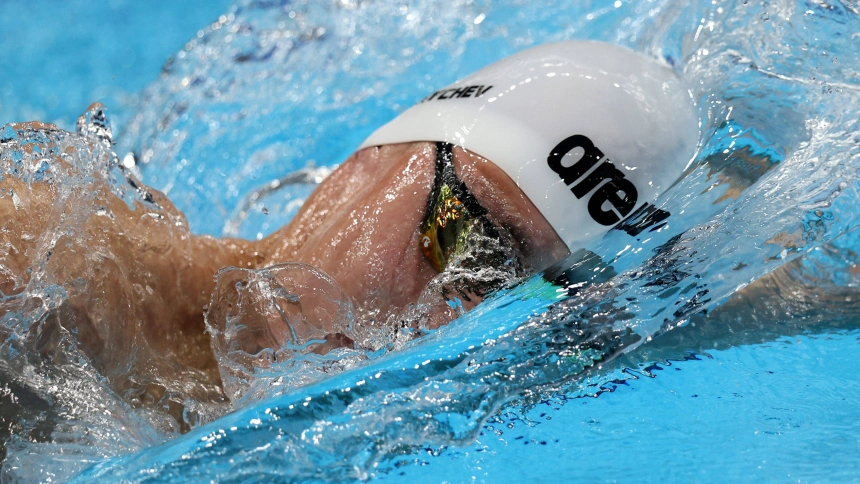 Kirill Martynchev, nadador ruso, en los Juegos de Tokio