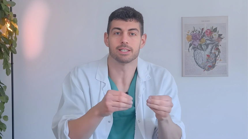 Captura de pantalla del cardiólogo José Abellán