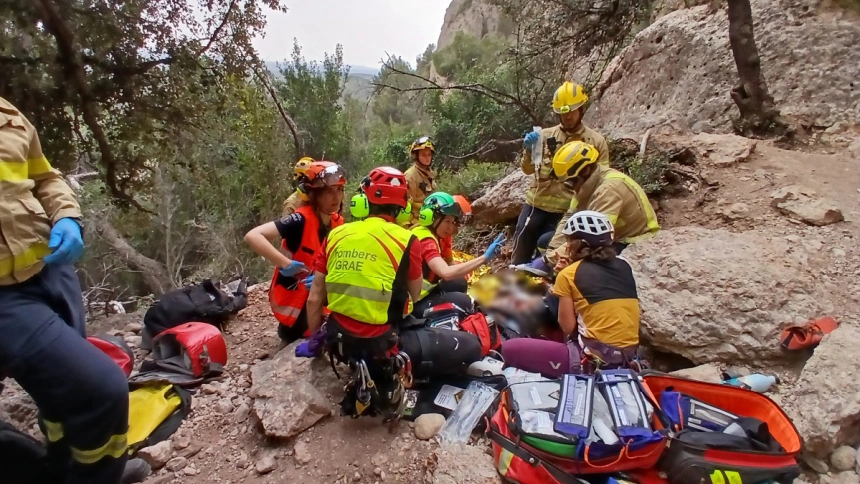 Muere la escaladora herida en Montserrat y se elevan a dos las víctimas del desprendimiento