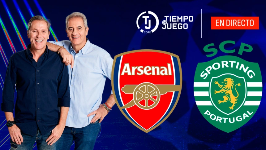 Arsenal-Sporting, en Tiempo de Juego