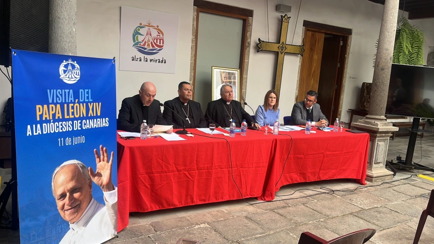 Rueda de Prensa de presentación de la Oficina de Información de la Visita del Papa a Gran Canaria