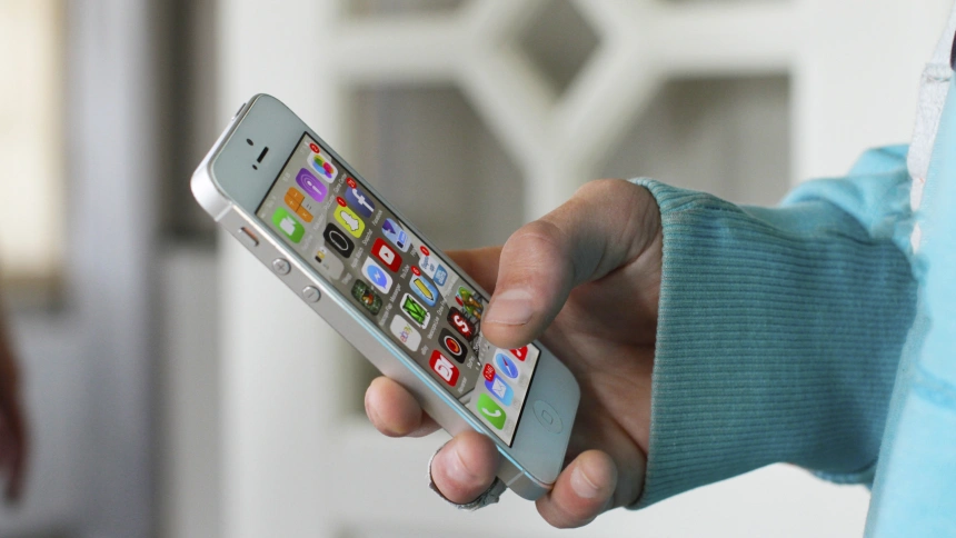 Un 'smartphone' en uso