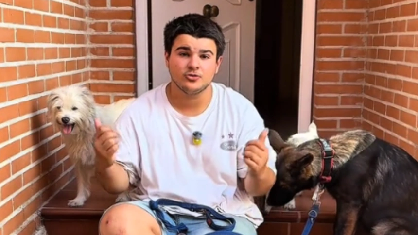 Pablo, adiestrador de perros