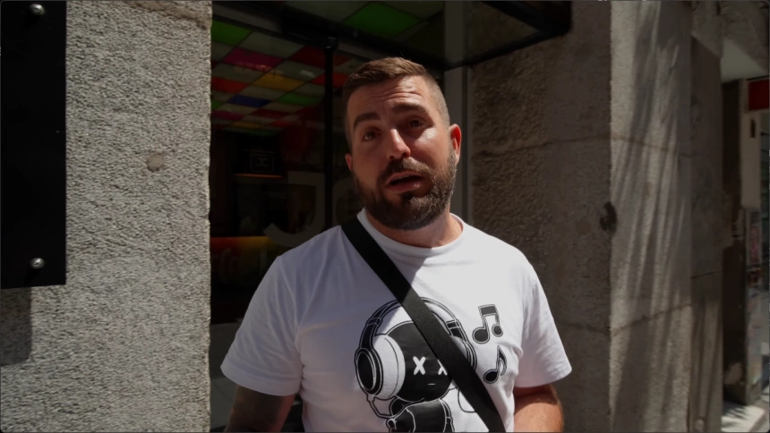 Omar, venezolano que vive en España