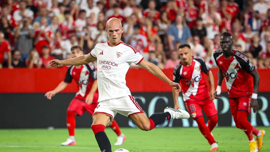 August 15, 2026, Sevilla, England, Spain: 15th August 2026; Ramon Sanchez Pizjuan Stadium, Seville, Spain; La Liga Football Sevilla versus Rayo Vallecano;  Jon Guridi of Sevilla FC (Credit Image: © Rafael Roman/Action Plus Sports via ZUMA Press Wire)