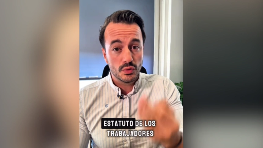 Ignacio de la Calzada, experto laboralista, desde su cuenta @un_tio_legal_