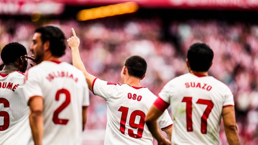 Spanish La Liga EA Sports soccer match between Athletic Bilbao vs Sevilla FC at San Mames Stadium in Bilbao, Spain 22 August 2026SEVILLA FC / Cordon PressImages will be for editorial use only. Only for free distribution, NOT FOR SALE. Mandatory credit: © SEVILLA FC