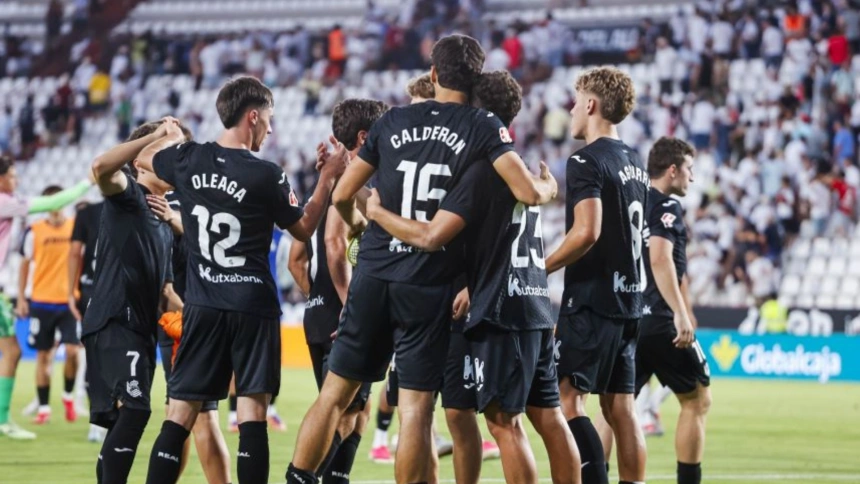 La Real Sociedad B impone su eficacia en el Carlos Belmonte