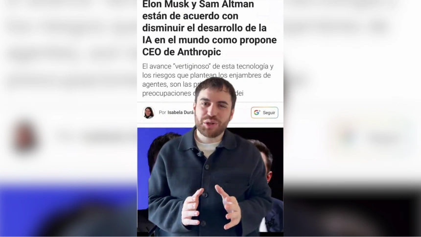 Lautaro habla sobre cómo se exagera lo que ocurre con la IA