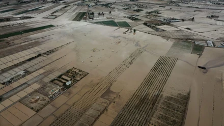 Imagen de las inundaciones de Lorca en la DANA de 2019