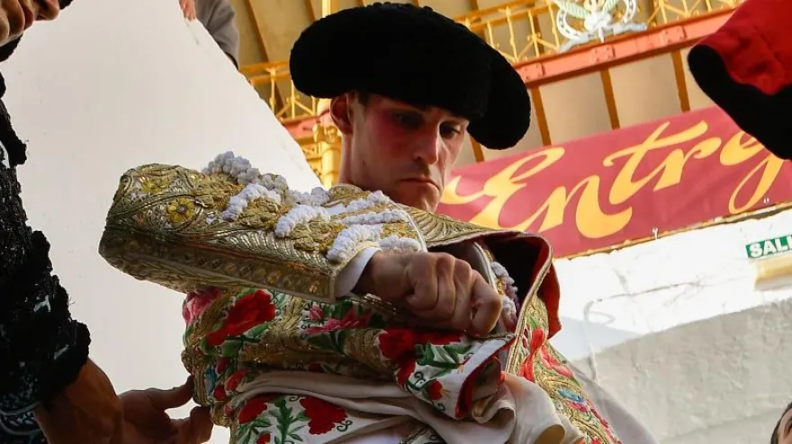 Fernando Adrián, antes de un paseíllo