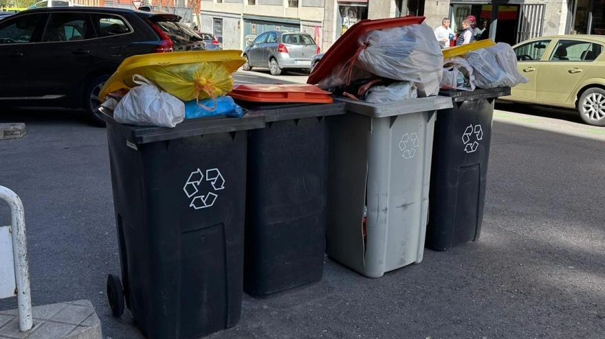 Huelga de basuras en Madrid