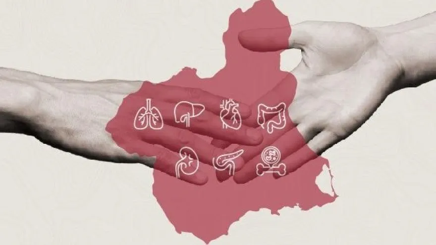 Cartel acto donación de órganos en Lorca