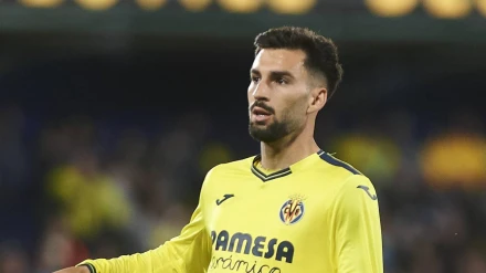 Alex Baena durante un partido del Villarreal