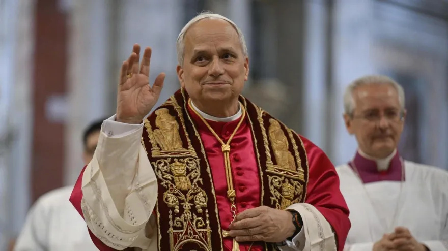 León XIV visita la Basílica de San Pablo Extramuros
