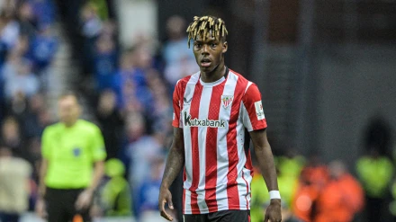 Nico Williams, en un partido con el Athletic