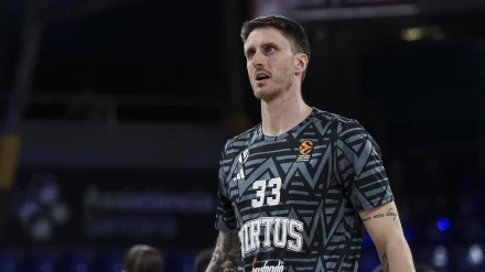 Achille Polonara, en un partido con la Virtus