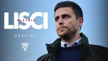 Alessio Lisci deja de ser entrenador del Mirandés