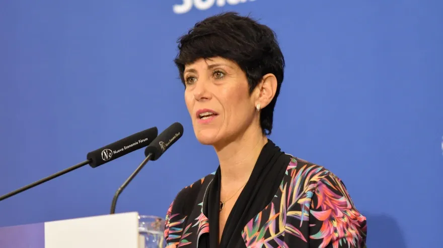 La ministra de Seguridad Social, Elma Saiz